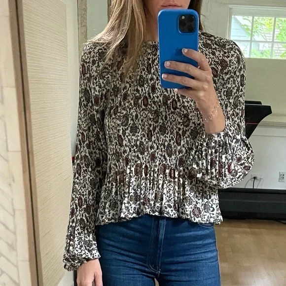 Veronica Beard Lewis Blouse NWOT - Picture 2 of 10